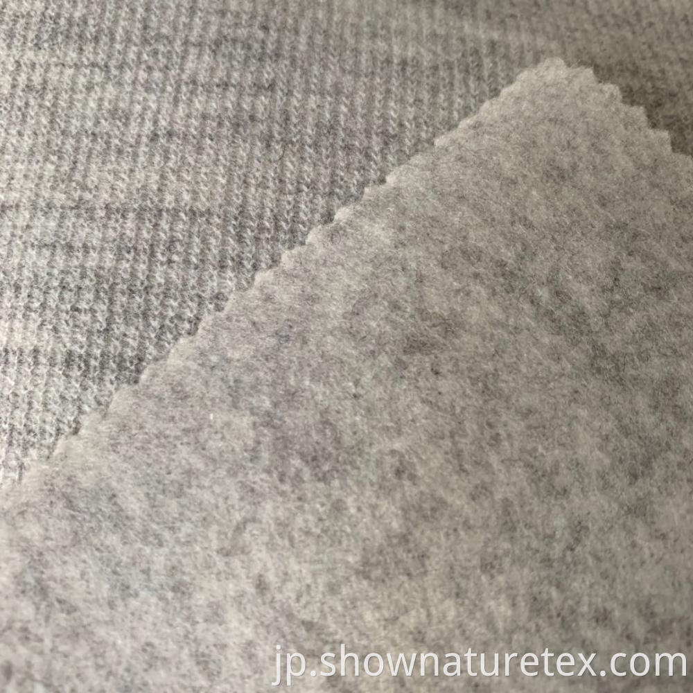 Burshed Knit Fabric Cationic Look